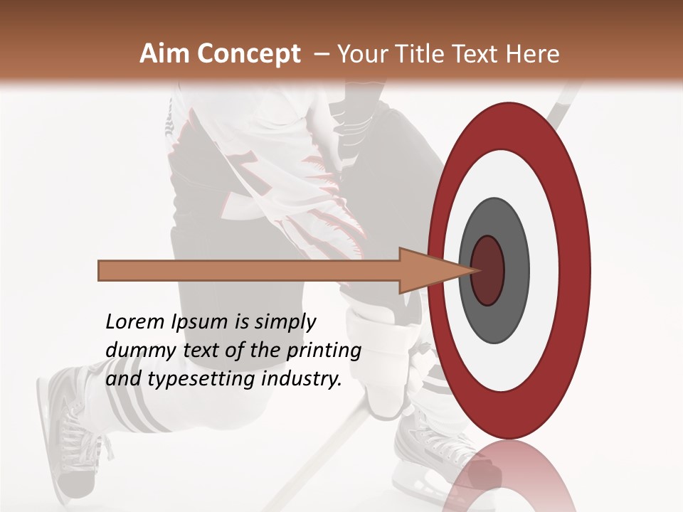 Isolated Guy White PowerPoint Template