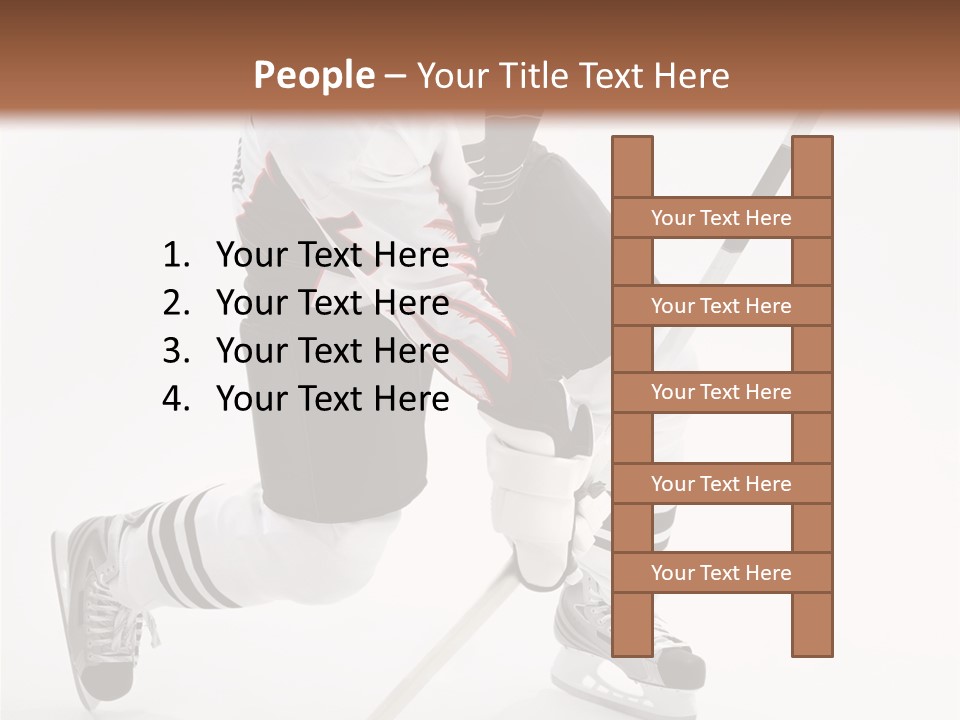 Isolated Guy White PowerPoint Template