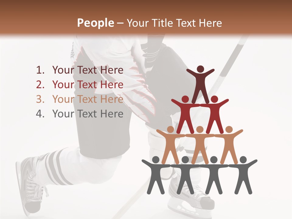 Isolated Guy White PowerPoint Template