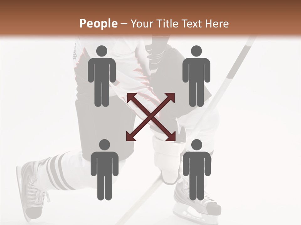 Isolated Guy White PowerPoint Template