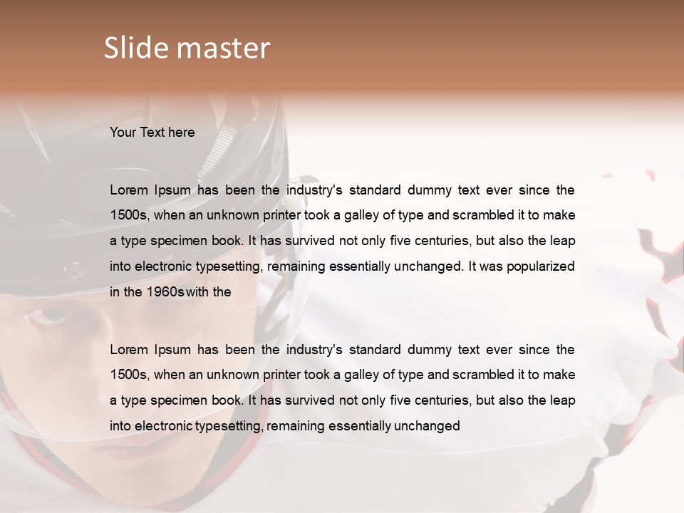 Face Handsome  PowerPoint Template