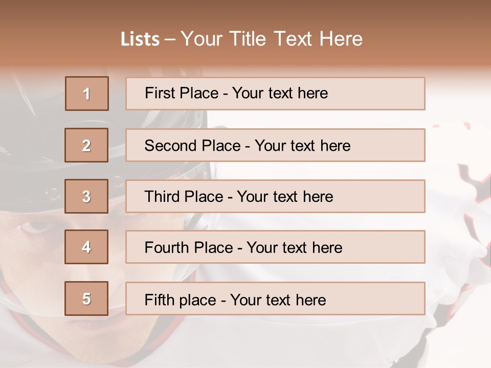 Face Handsome  PowerPoint Template