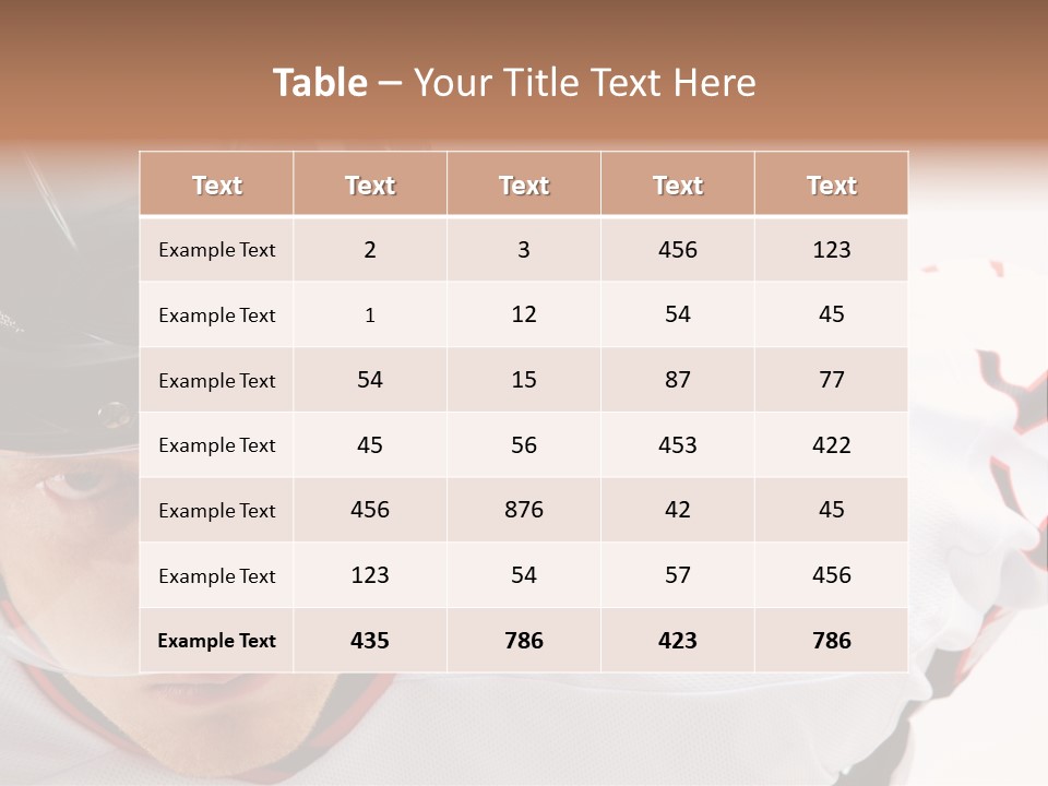 Face Handsome  PowerPoint Template