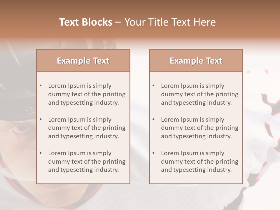 Face Handsome  PowerPoint Template