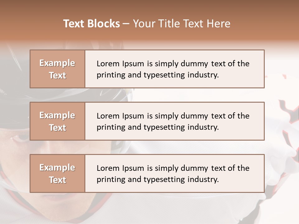 Face Handsome  PowerPoint Template