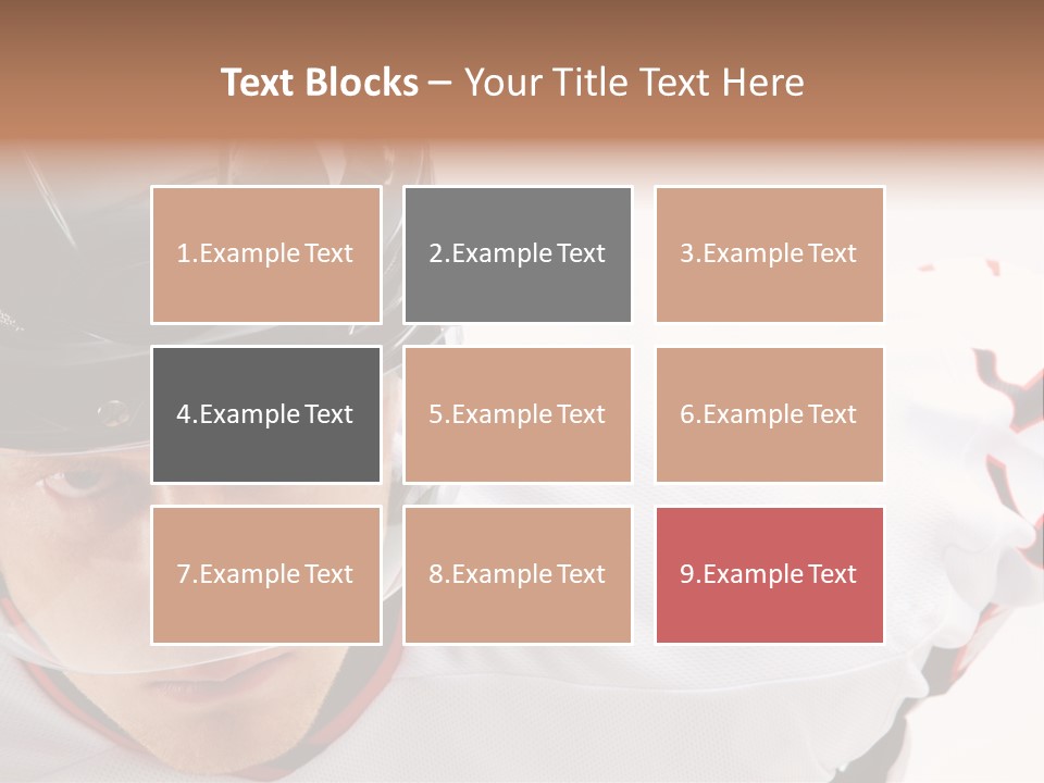 Face Handsome  PowerPoint Template