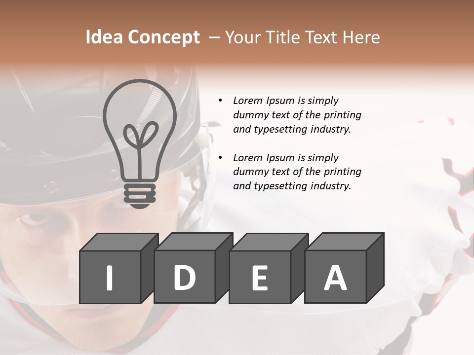 Face Handsome  PowerPoint Template