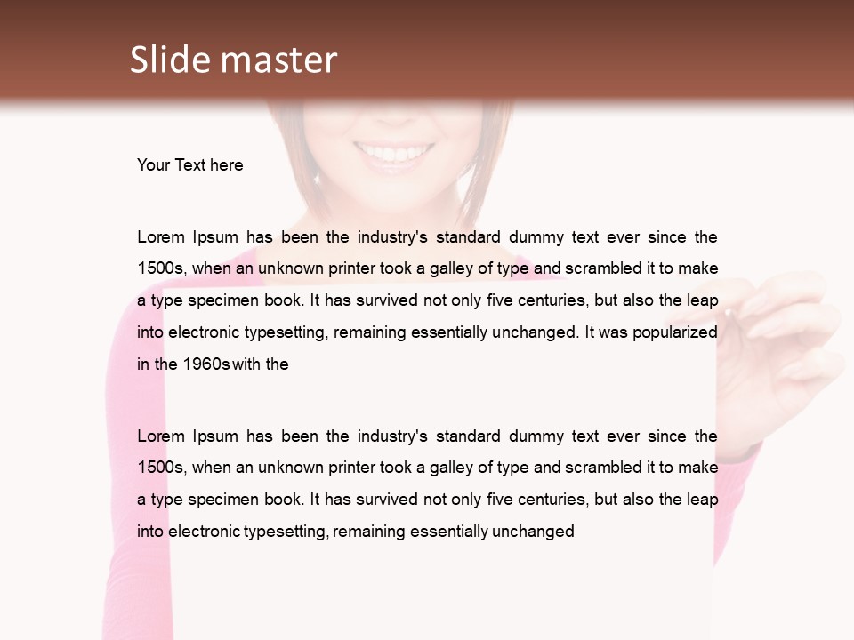 Sheet Poster Young PowerPoint Template