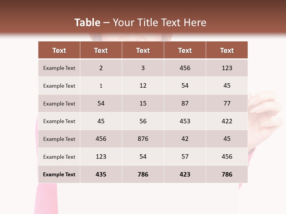 Sheet Poster Young PowerPoint Template