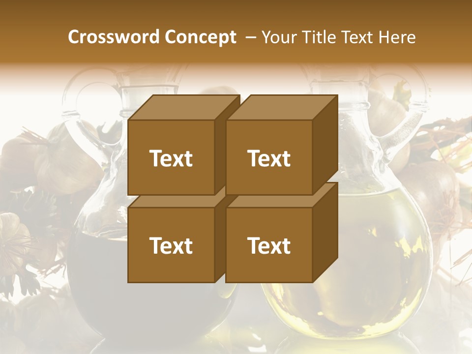 Olive Vinegar Ingredient PowerPoint Template
