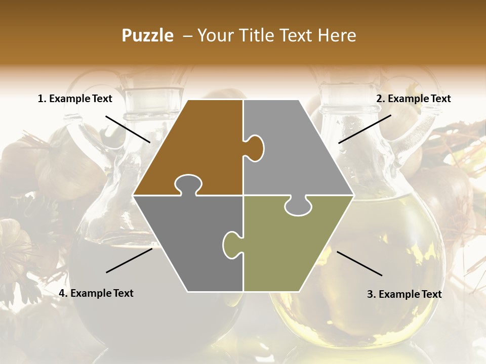 Olive Vinegar Ingredient PowerPoint Template