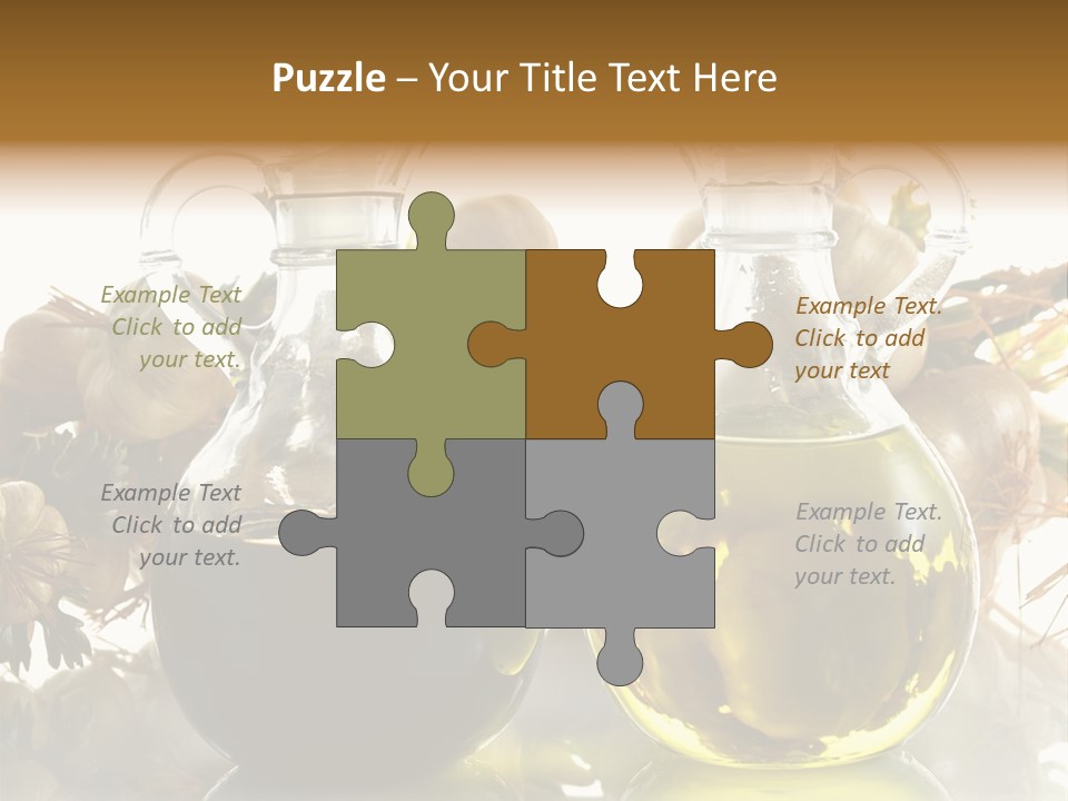 Olive Vinegar Ingredient PowerPoint Template