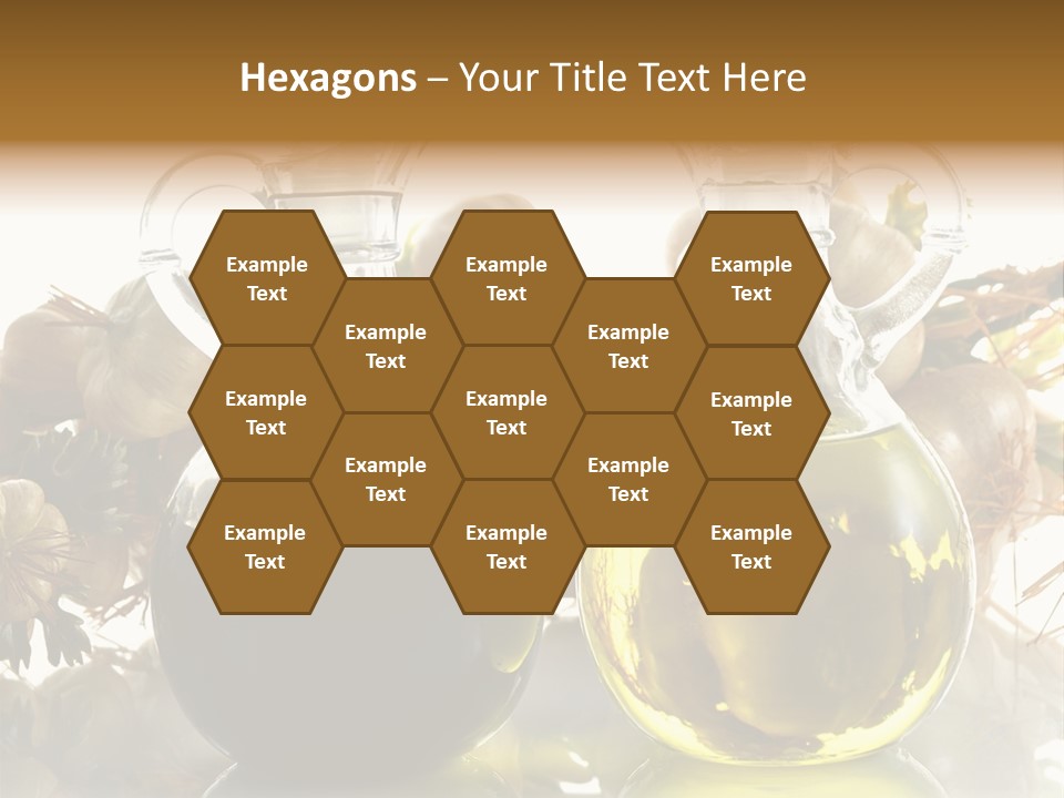 Olive Vinegar Ingredient PowerPoint Template