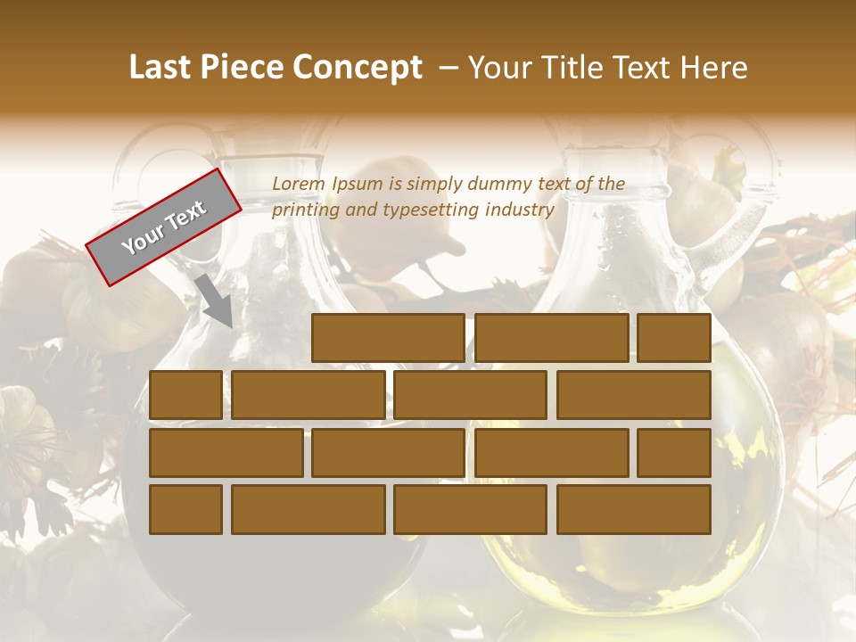 Olive Vinegar Ingredient PowerPoint Template