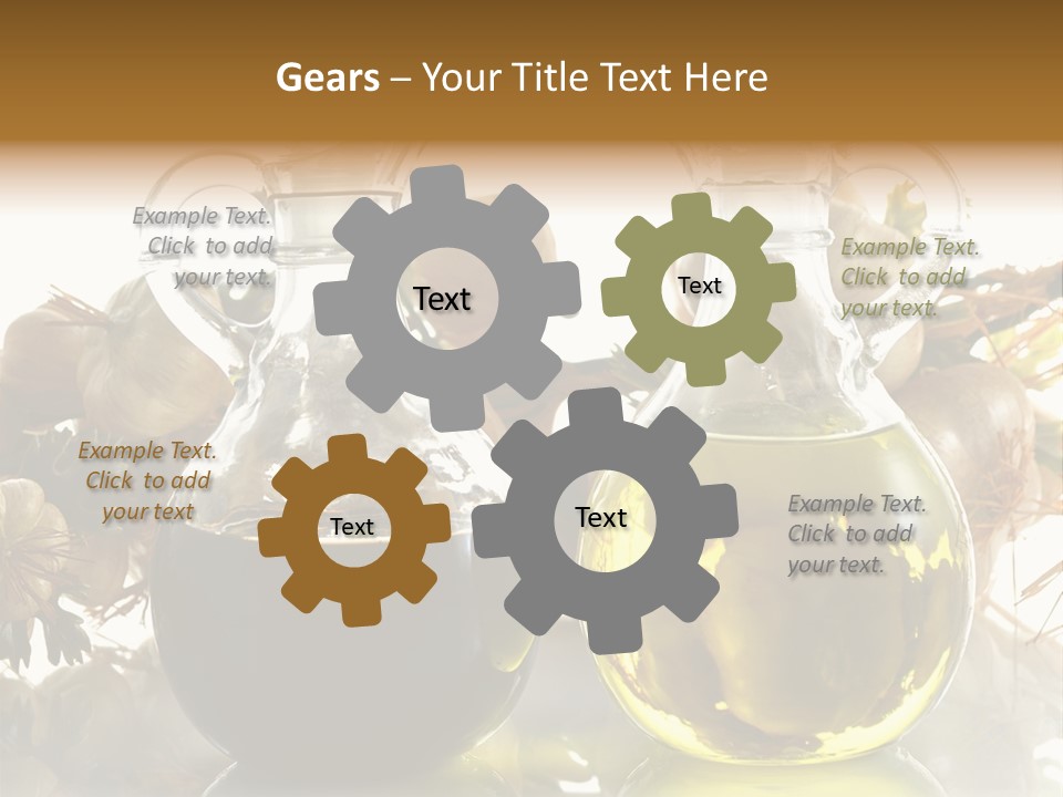 Olive Vinegar Ingredient PowerPoint Template