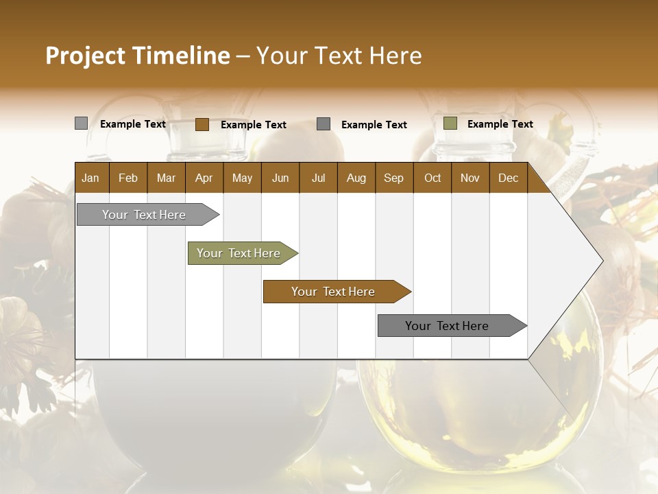 Olive Vinegar Ingredient PowerPoint Template