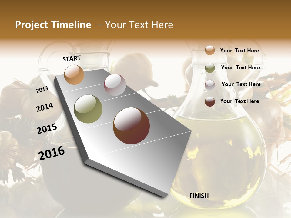Olive Vinegar Ingredient PowerPoint Template