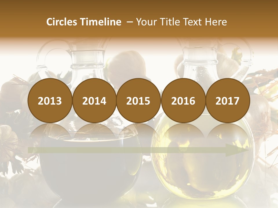 Olive Vinegar Ingredient PowerPoint Template