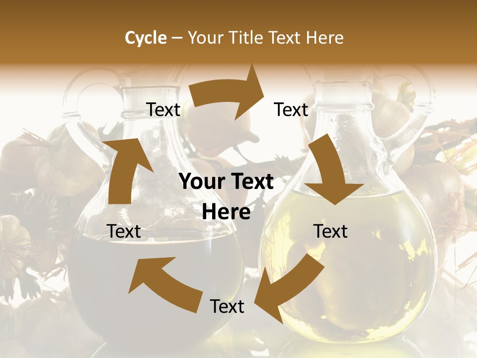 Olive Vinegar Ingredient PowerPoint Template