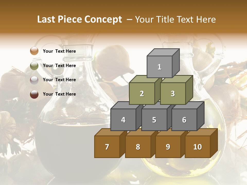 Olive Vinegar Ingredient PowerPoint Template