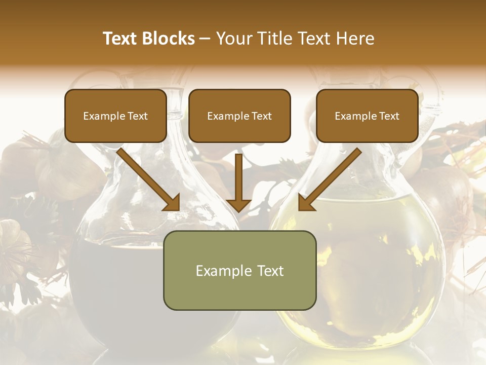Olive Vinegar Ingredient PowerPoint Template