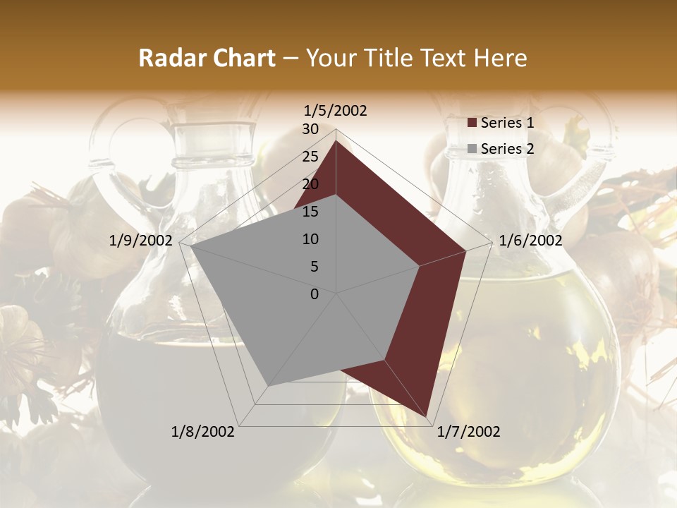 Olive Vinegar Ingredient PowerPoint Template