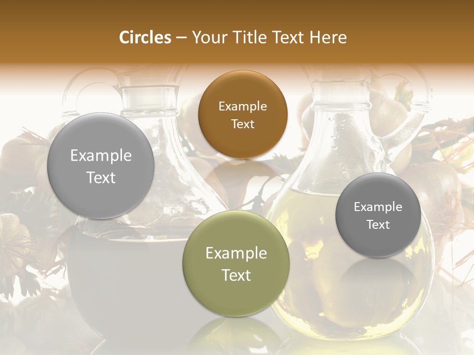 Olive Vinegar Ingredient PowerPoint Template