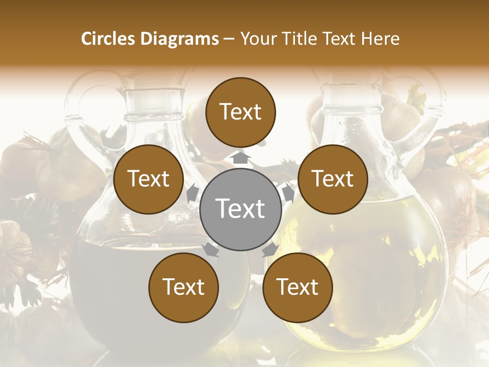 Olive Vinegar Ingredient PowerPoint Template