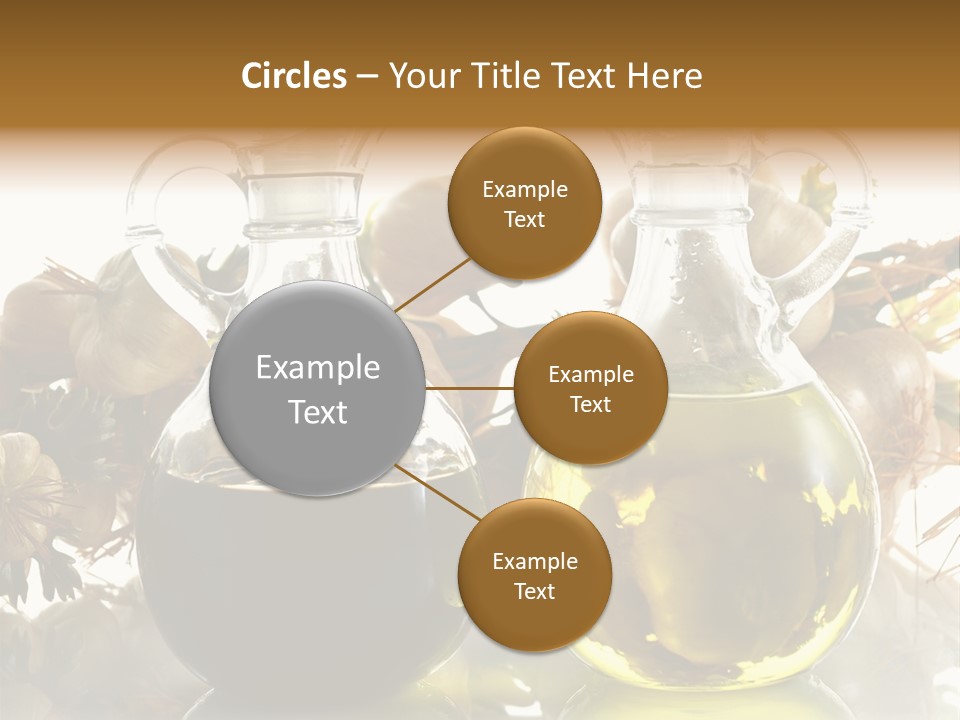 Olive Vinegar Ingredient PowerPoint Template