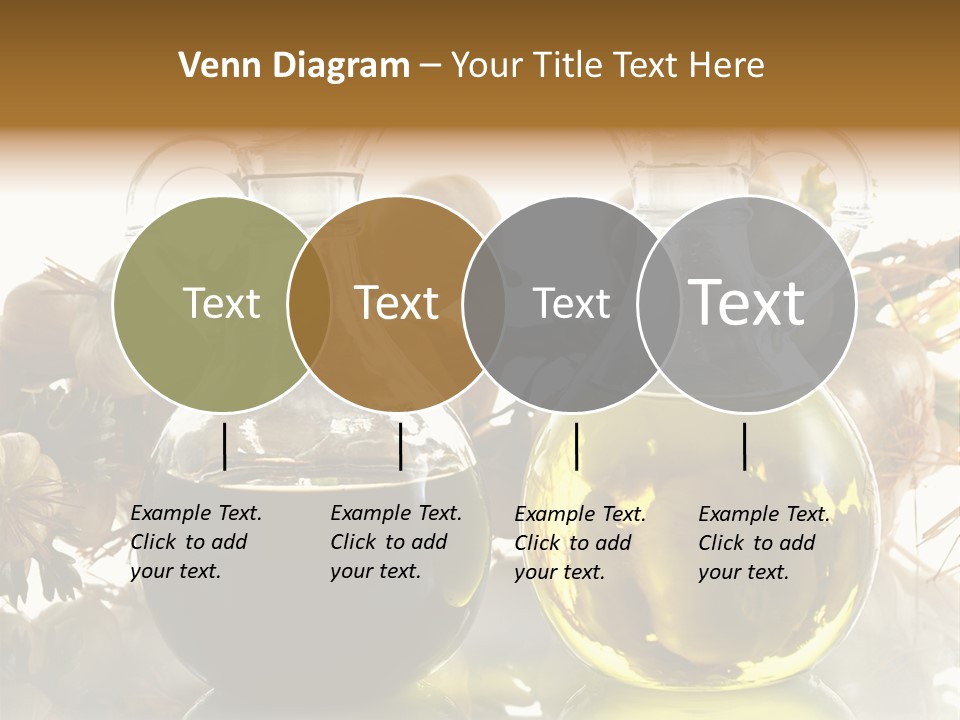 Olive Vinegar Ingredient PowerPoint Template