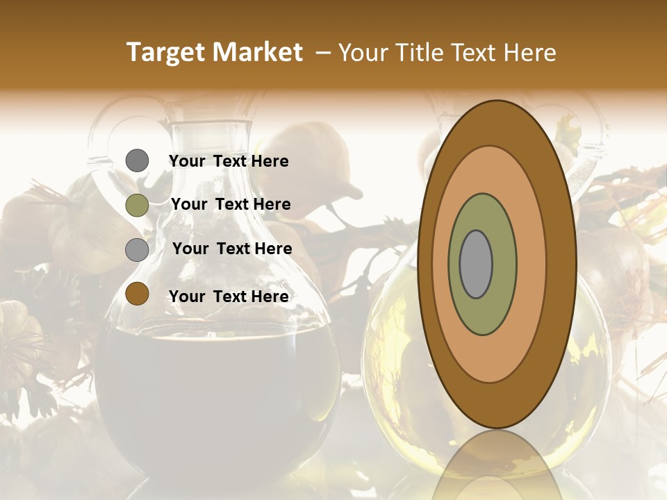 Olive Vinegar Ingredient PowerPoint Template