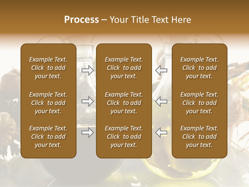 Olive Vinegar Ingredient PowerPoint Template