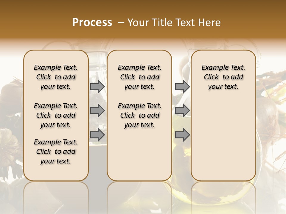Olive Vinegar Ingredient PowerPoint Template