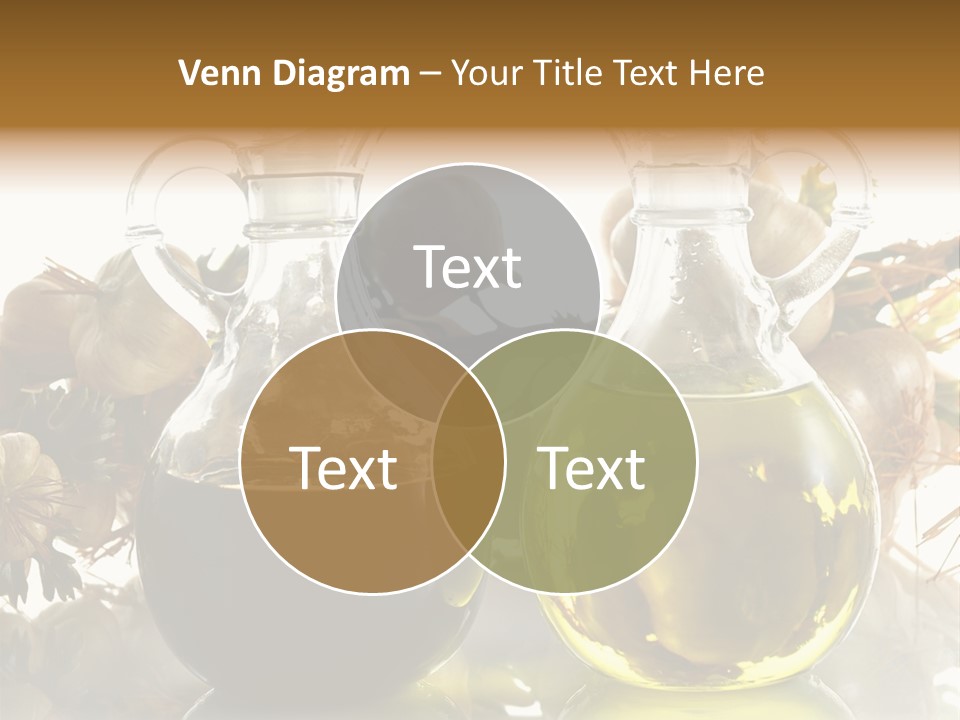Olive Vinegar Ingredient PowerPoint Template