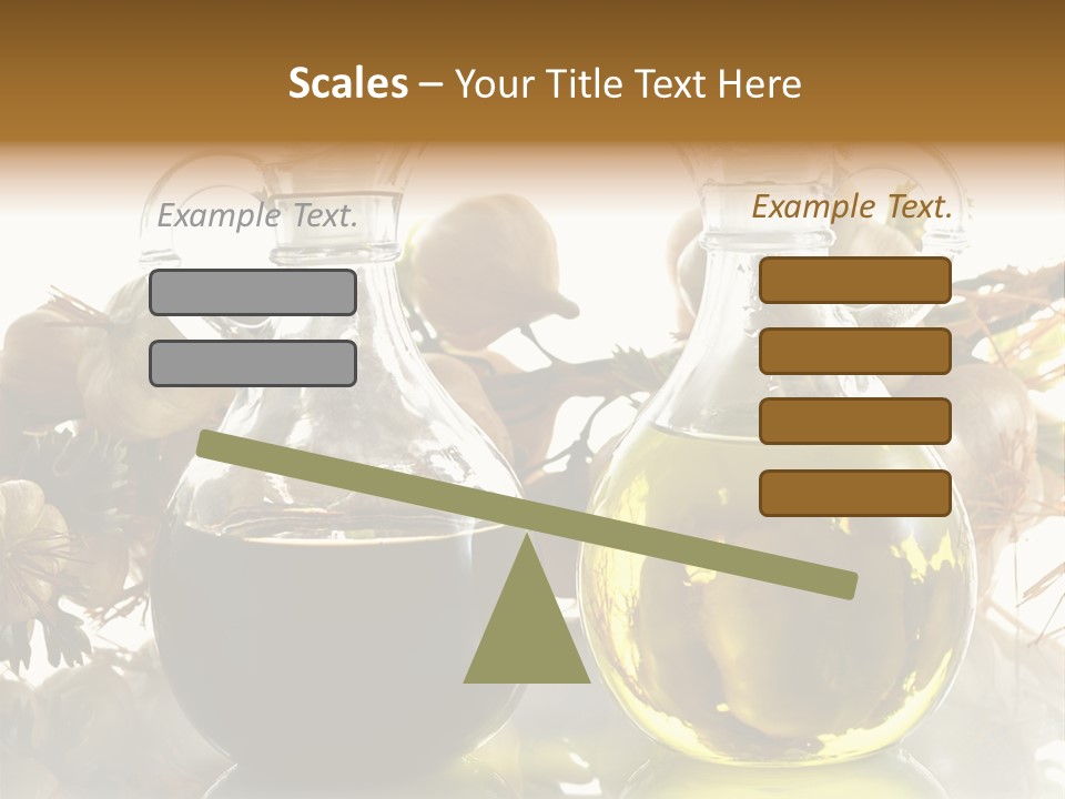 Olive Vinegar Ingredient PowerPoint Template
