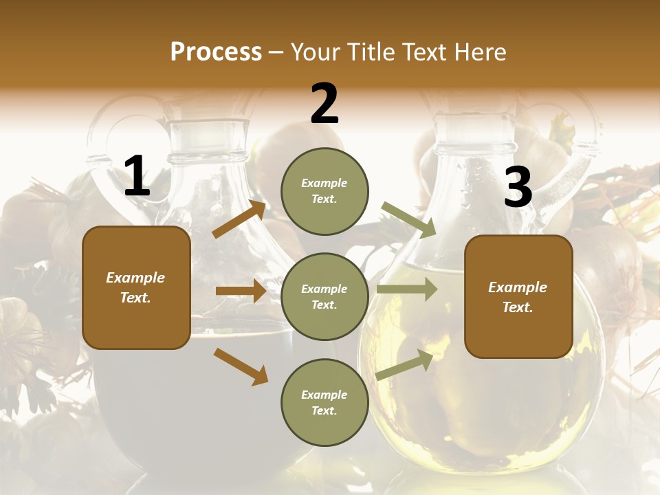 Olive Vinegar Ingredient PowerPoint Template
