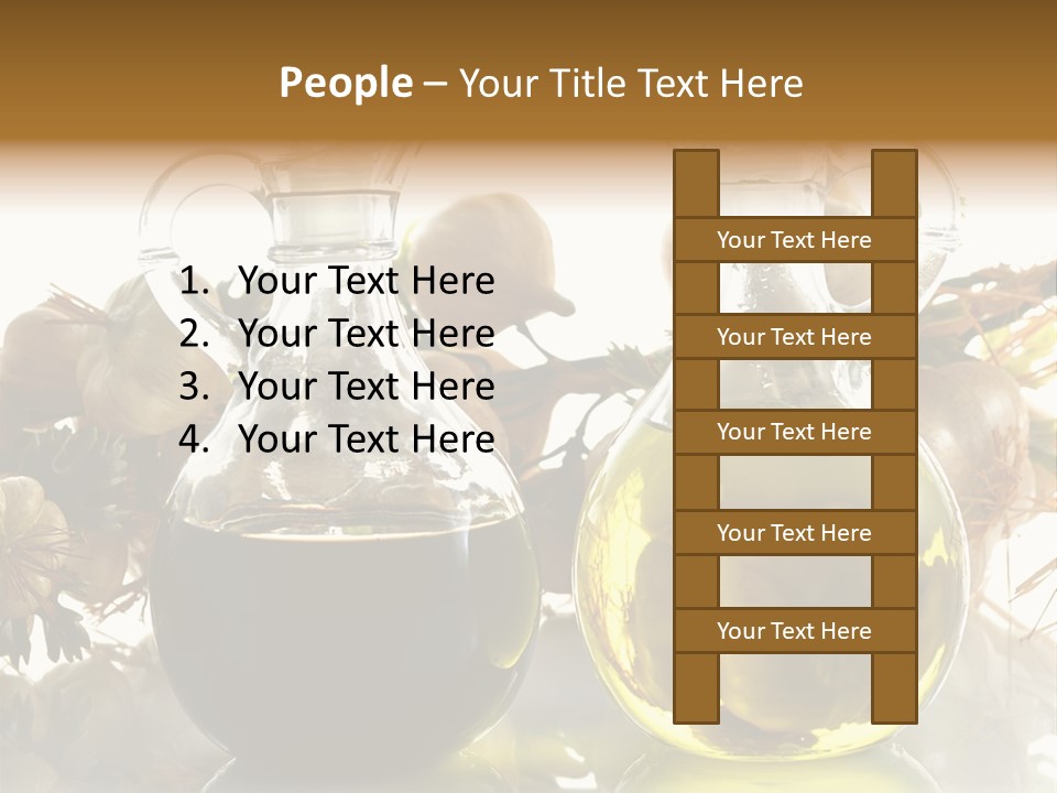 Olive Vinegar Ingredient PowerPoint Template