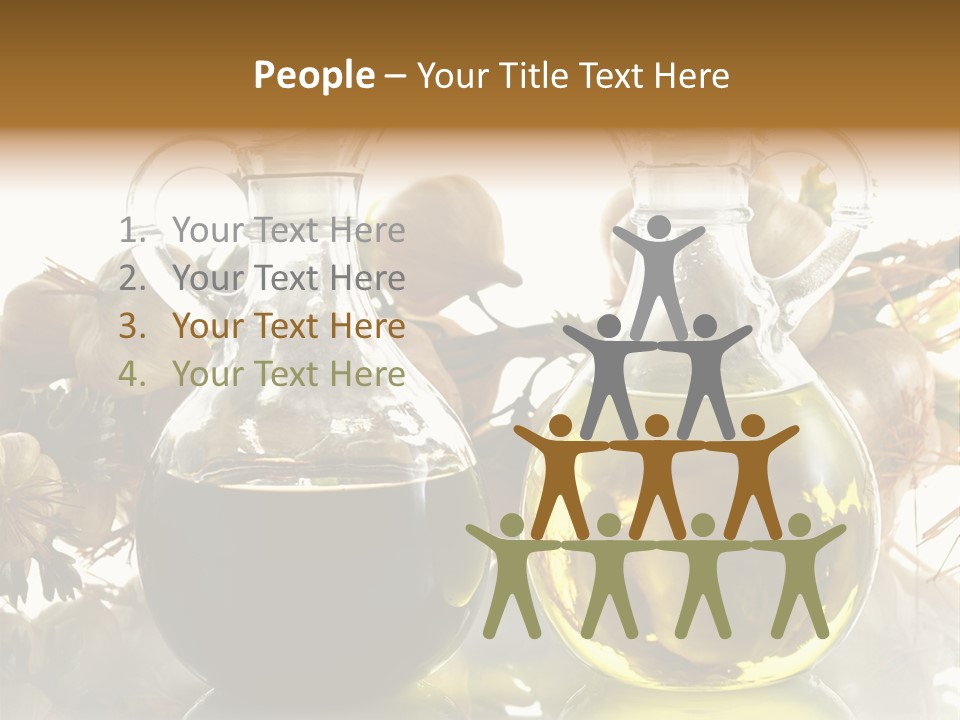 Olive Vinegar Ingredient PowerPoint Template