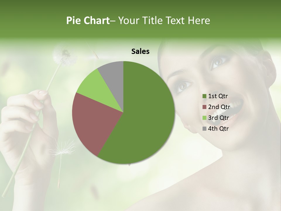 Young Flower One PowerPoint Template