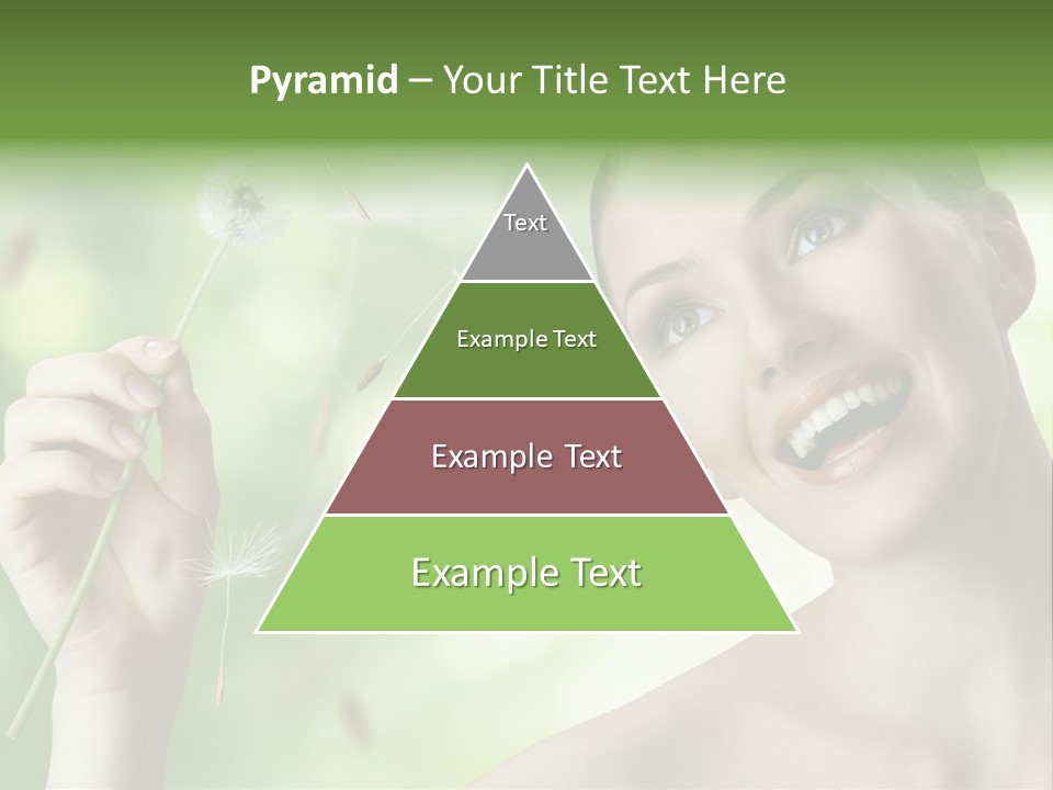 Young Flower One PowerPoint Template