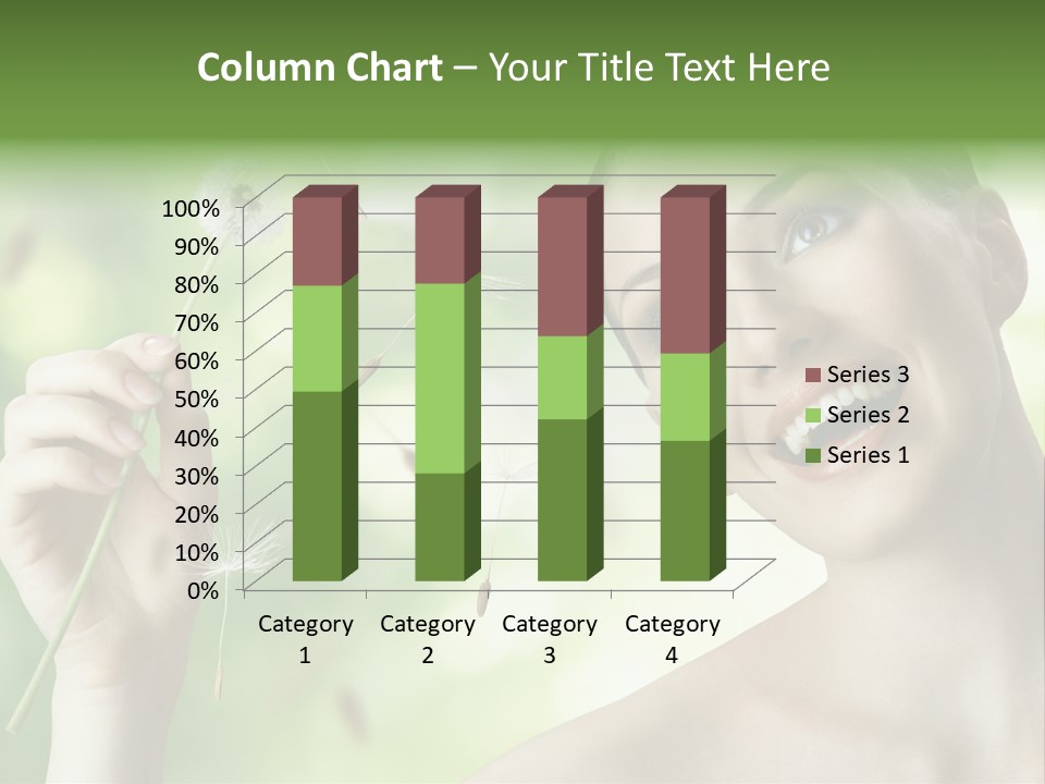 Young Flower One PowerPoint Template
