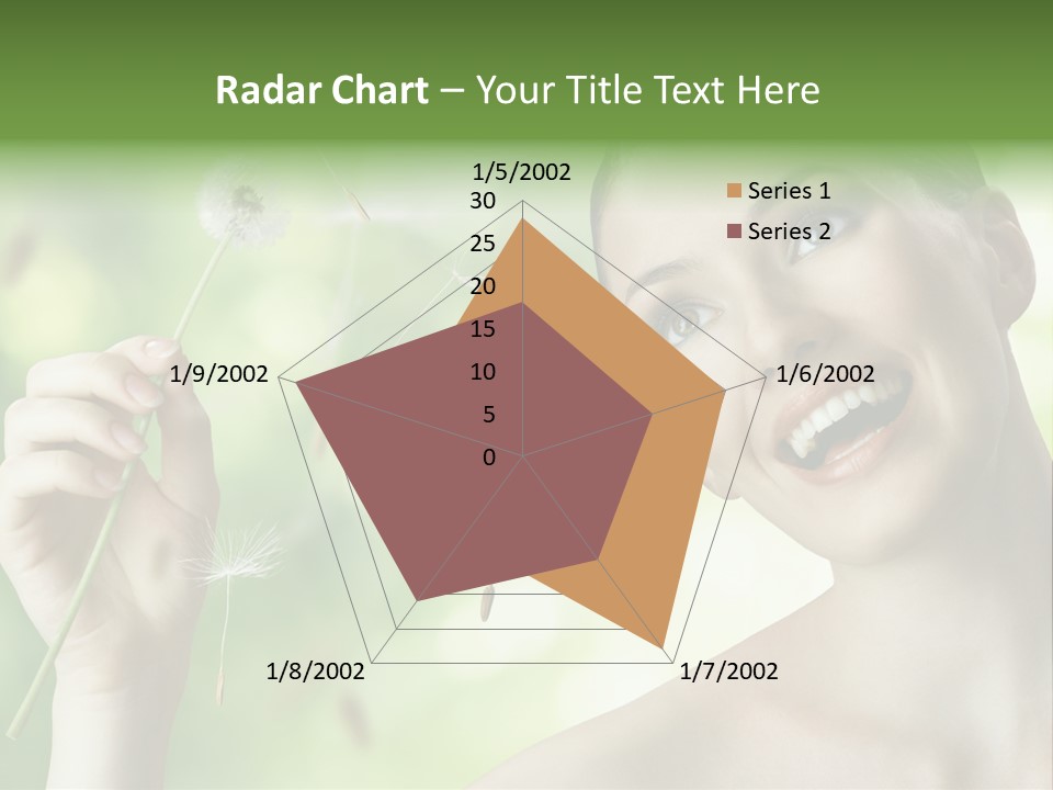 Young Flower One PowerPoint Template