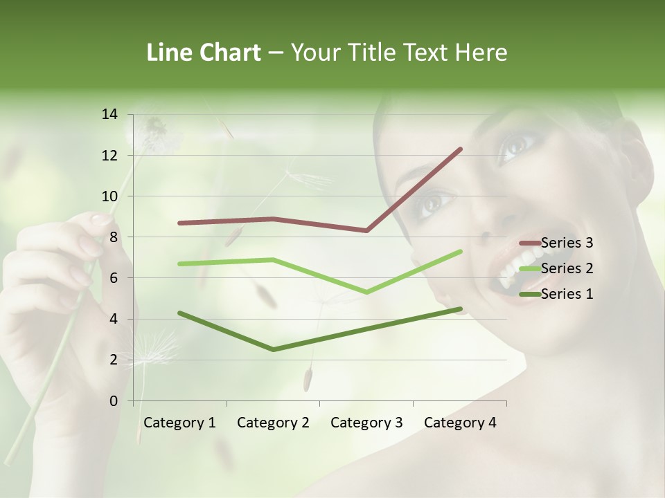 Young Flower One PowerPoint Template