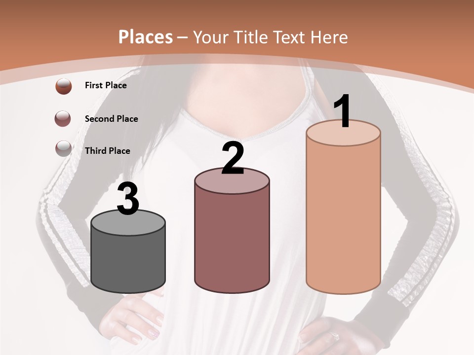 Women Friendly Brunette PowerPoint Template