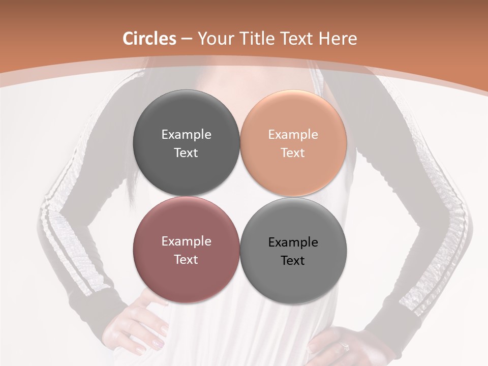 Women Friendly Brunette PowerPoint Template