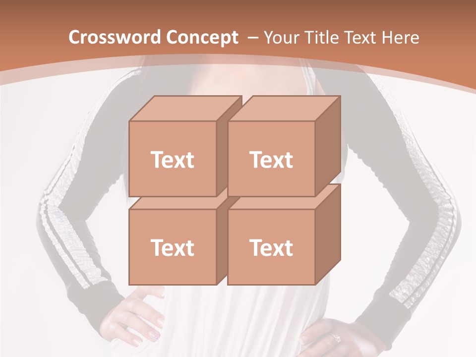 Women Friendly Brunette PowerPoint Template