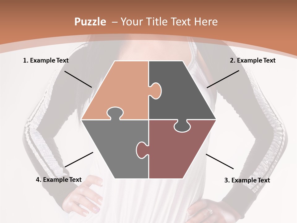 Women Friendly Brunette PowerPoint Template