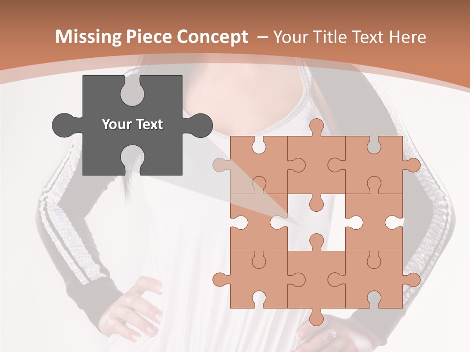 Women Friendly Brunette PowerPoint Template