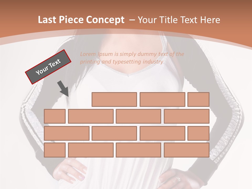 Women Friendly Brunette PowerPoint Template