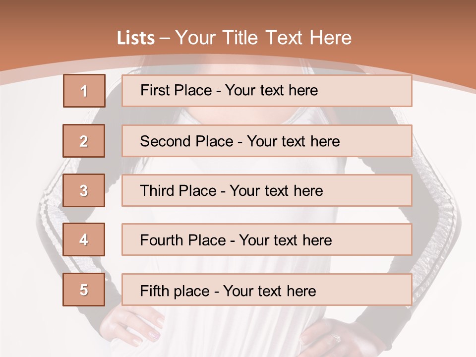 Women Friendly Brunette PowerPoint Template